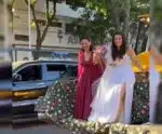 VÍDEO: Noiva capixaba chega de trator em casamento