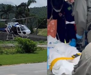 Anchieta: socorristas do NOTAER evitam morte de idosa por infarto