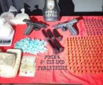 PM, PC e GCM realizam ação e apreendem armas e drogas em Marataízes