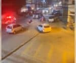 Vídeo mostra batida entre duas motos em avenida em Cachoeiro