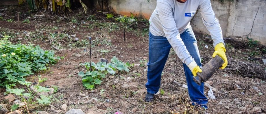 É imprescindível que os moradores colaborem com os cuidados em suas residências.
Foto: Márcia Leal/PMCI É imprescindível que os moradores colaborem com os cuidados em suas residências.
Foto: Márcia Leal/PMCI