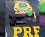 PRF detêm homem com arma e drogas em Marechal Floriano