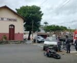 Batida entre carro e moto deixa pessoa ferida em Mimoso do Sul