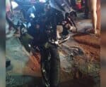 Batida entre motos deixa motociclista gravemente ferido em Rio Novo