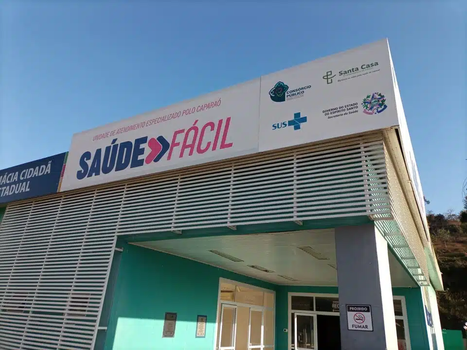 Sede do Saúde Fácil, que oferece serviços de saúde especializado no Caparaó