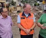 Governador visita Apiacá e promete apoio após forte temporal