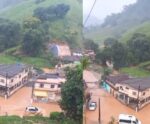 Muqui: localidade fica “debaixo d’água” em poucos minutos de chuva