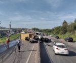 GRAVE: trânsito é desviado após acidente interditar a BR-101