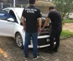 Veículo roubado é apreendido na porta da delegacia em Guaçuí