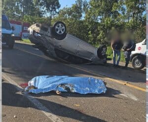 Acidente grave deixa uma pessoa morta em Itapemirim Acidente grave em Itapemirim