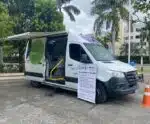 São José do Calçado: Van da Boa Energia oferta troca gratuita de lâmpadas