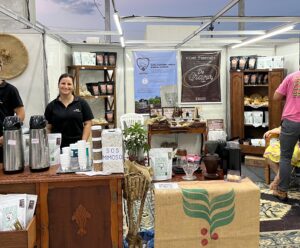 ExpoSul: estande de café junta doações para vítimas das chuvas café