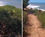 Guardas-vidas realizam buscas por jovem desaparecido em praia de Anchieta