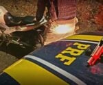 Mais uma moto adulterada é recuperada pela PRF na BR-101