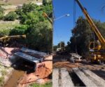 Presidente Kennedy: obras de ponte avançam na Areinha
