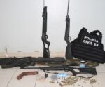 Polícia apreende armas em operação contra furto de trilhos em Mimoso