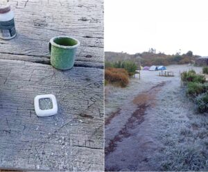 Termômetros marcam 0° no Parque Nacional do Caparaó Pico da Bandeira