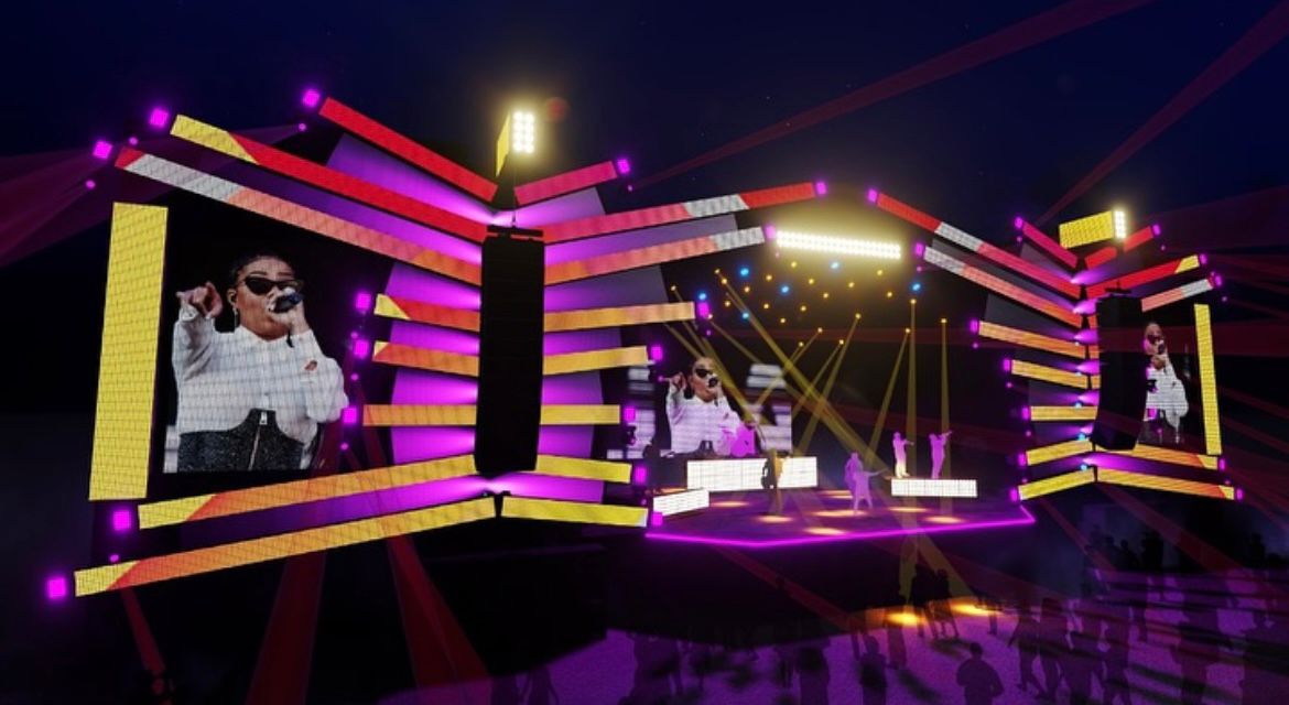 Projeto do palco principal do Festival de Alegre 2024 (Foto: Divulgação) Projeto do palco principal do Festival de Alegre 2024 (Foto: Divulgação)