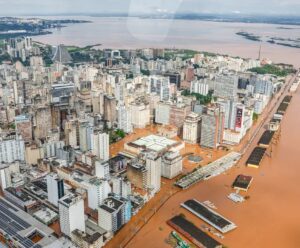 Bairro de Porto Alegre terá de ser evacuado após dique transbordar bairro Sarandi, Porto Alegre