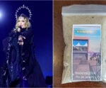 Areia da praia do show da Madonna é vendida por até R$ 50