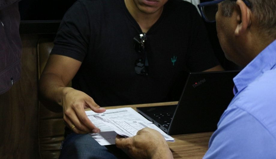 unidade móvel da secretaria de fazenda