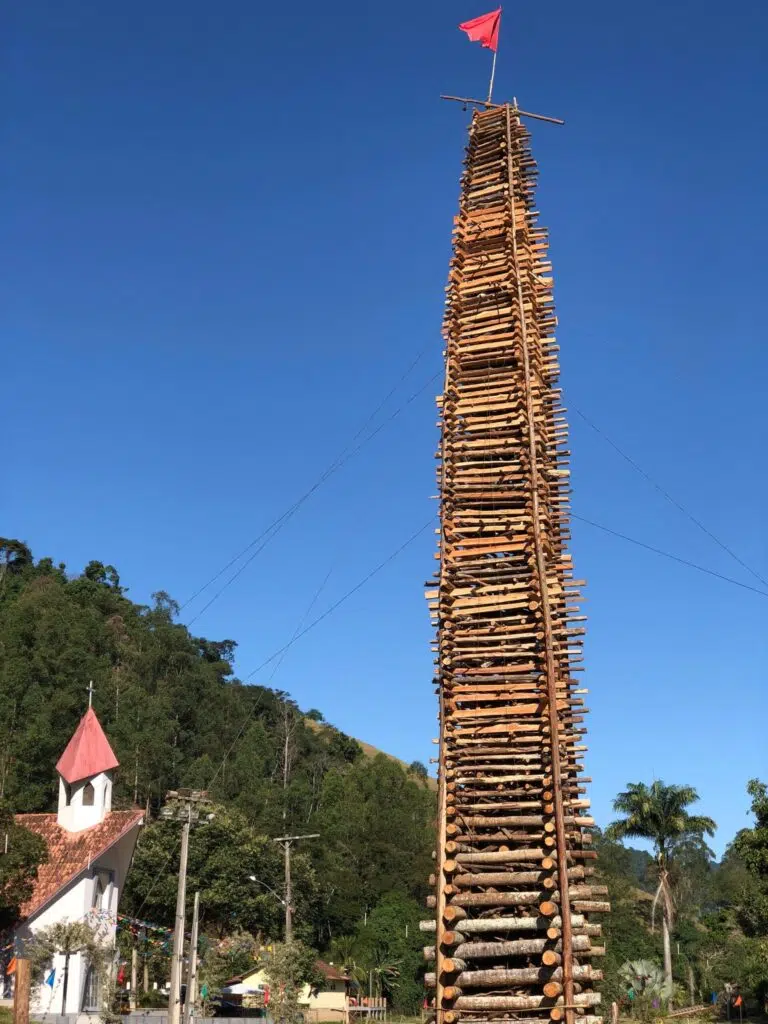 Fogueira de São João em Rio Novo