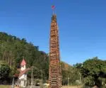 São João: Tradicional fogueira gigante de Rio Novo terá 26 metros de a