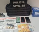 Polícia apreende armas e drogas após abordagem em Marechal Floriano