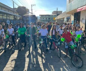 Passeio ciclístico para celebrar o Meio Ambiente em Ibatiba meio ambiente
