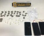 Três pessoas são presas com drogas em Guaçuí