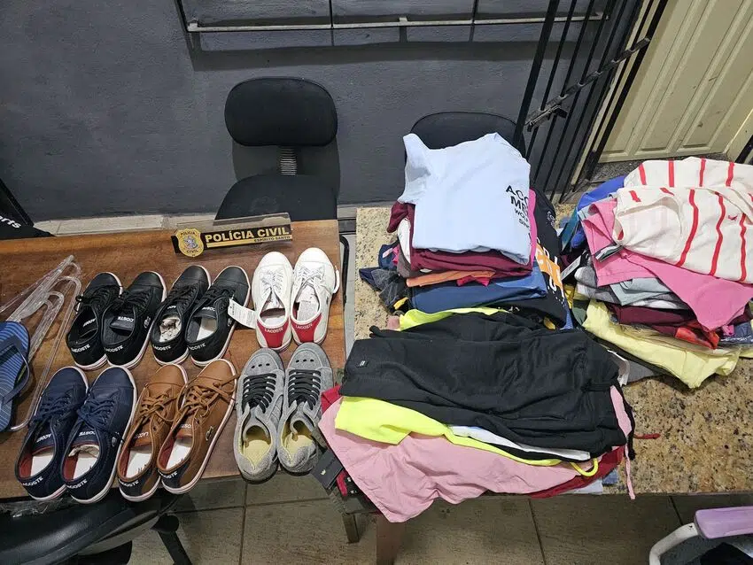 furto em lojas de roupas em Marataízes