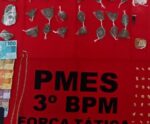 Morador de Cachoeiro é detido com drogas pela PM em Guaçuí
