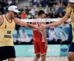 George e André são superados e Brasil perde no vôlei de praia em Paris