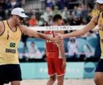 George e André são superados e Brasil perde no vôlei de praia em Paris