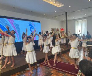Apresentação de grupo de dança cachoeirense abre Jogos na Rede 2024 Jogos na Rede 2024