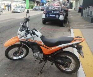 Cachoeiro: moto clonada é recuperada com ajuda do videomonitoramento moto clonada em Cachoeiro
