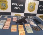 PC apreende arma, dinheiro e drogas durante operação em Cachoeiro
