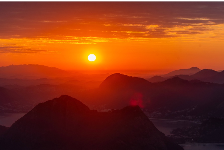 Amanhecer no Pão de Açúcar