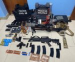 Polícia apreende fuzil, pistola e silenciadores em Alfredo Chaves