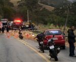 Caminhão com legumes tomba na “Curva da Morte”, em Cachoeiro