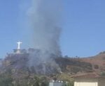VÍDEO | Incêndio atinge Morro do Cristo em Mimoso do Sul