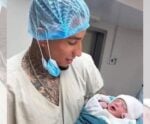 Izquierdo estava no auge da carreira e acompanhou nascimento do filho há 10 dias