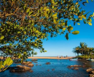 Mapa do Turismo 2025 tem adesão de 90% dos municípios do ES turismo em Presidente Kennedy, lagoa de Marobá