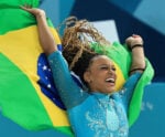 Rebeca Andrade é eleita uma das 100 mulheres mais influentes de 2024