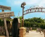 Beto Carrero inaugura área de fumantes com temática de cemitério