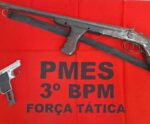 Policiais da Força Tática apreendem armas de fogo em Guaçuí