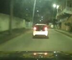 Vídeo mostra viatura da PRF perseguindo carro roubado na BR-101
