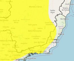 PERIGO: Sul do ES recebe alerta de baixa umidade nesta sexta-feira (13) Alerta baixa umidade