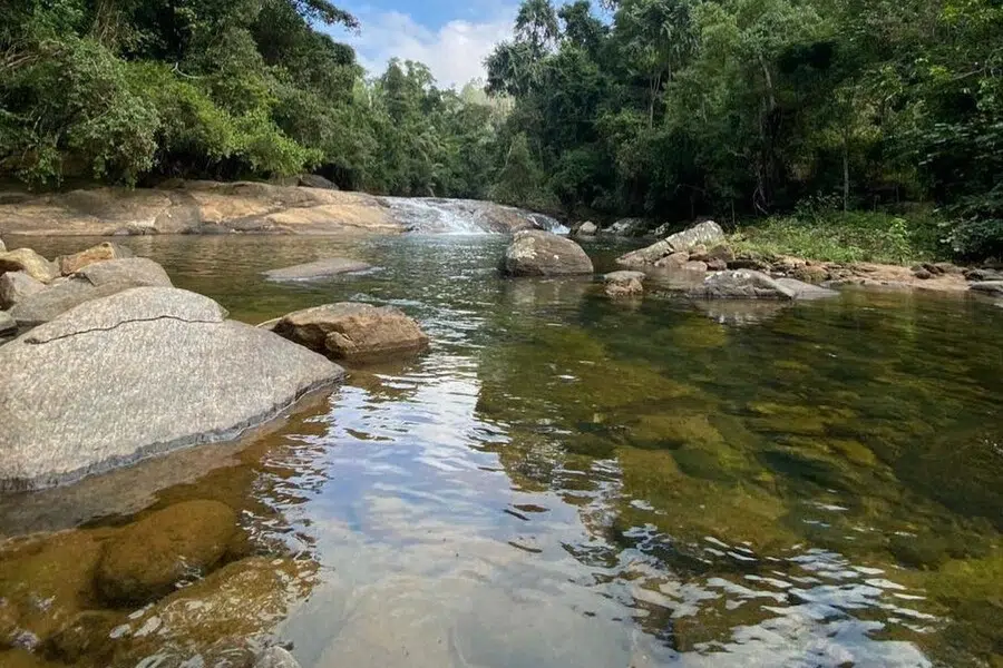 Cachoeira Zezinho Rossi, Rio Novo
