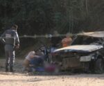 Mulher morre após perder controle de carro e capotar em Mimoso do Sul